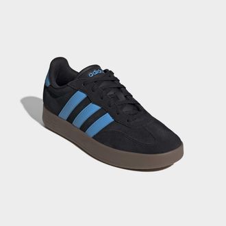adidas Sneaker ADIDAS SPORTSWEAR BARREDA, Herren, Gr. 38,5, core schwarz, lucid aquamarine, gum5, Schuhe Sneaker, inspiriert vom Design des adidas Handball S