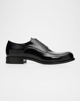 Christian Louboutin Men & apos;s Moustachou Leather Derbys