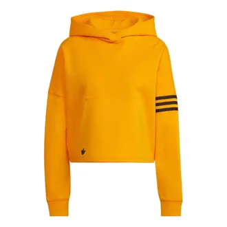 adidas (WMNS) adidas Adicolor Neuclassics Hoodie Yellow HT8846