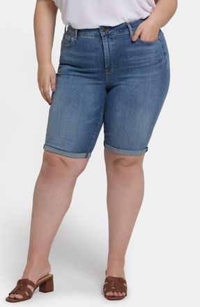 NYDJ Briella Cuff Shorts in Barcelona Breeze at Nordstrom, Size 16W