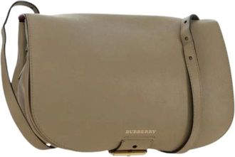 Burberry Pre-owned Cross Body Bags, female, Beige, Size: ONE SIZE Pre-owned Vintage Shoulder Bag