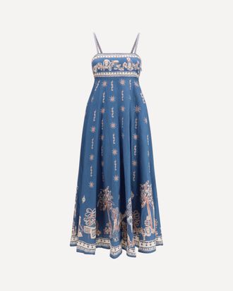 Alemais Acacia linen maxi Dress Female 8