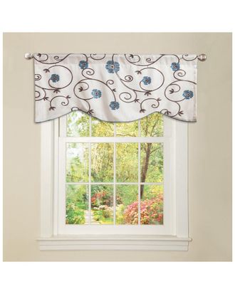 Triangle Home Fashions Royal Garden Valance Curtain