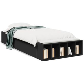 Berkfield Home Bed Frame without Mattress Black 100x200 cm