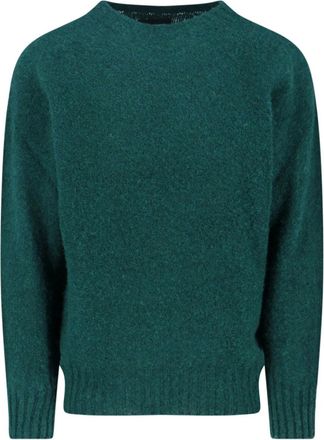 Howlin Green Birth Of The Cool Shetland Wool Sweater