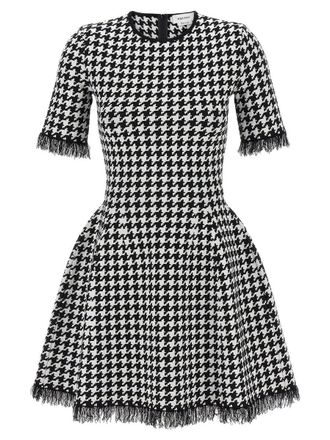 Alexander McQueen Houndstooth Dress