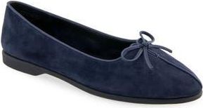Aerosoles Novia Ballet Flat in Navy Suede at Nordstrom Rack, Size 5.5