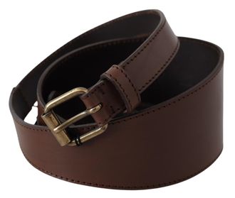 Plein Sud Leather gold Metal Buckle Womens Belt