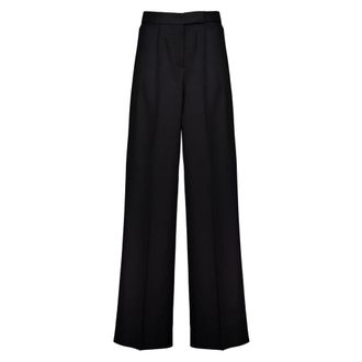 Max Mara Wide Broeken - Dames - Broeken - Zwart - Maat: S