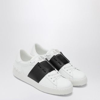 Valentino White And Black Open Sneakers
