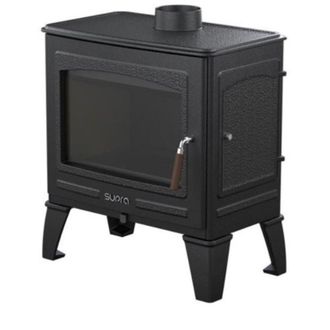 Supra Estufa De Le&ntilde;a De Hierro Fundido De 8,7 Kw, Negra - Fr9016300b - Supra