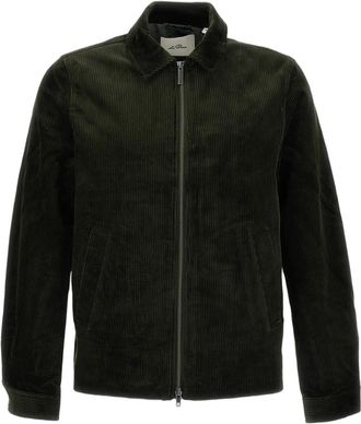 Les Deux Water-Repellent Wide-Wale Cotton Corduroy Coach Jacket