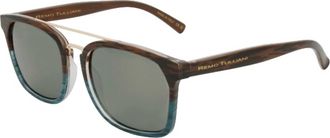 Remo Tulliani Fury Sunglasses In Linear Tort/black Mirror Lens