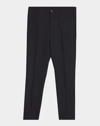Etro Men & apos;s Wool Paisley Roma Fit Flat-Front Trousers