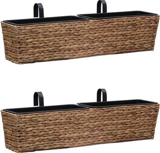 vidaXL Conjunto De Jardineras 2 Unidades Jacinto De Agua Vidaxl