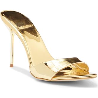 Jeffrey Campbell Ce-Soire Slide Sandal in Gold Mirror at Nordstrom, Size 7.5