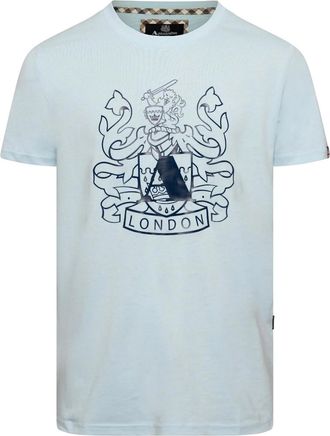 Aquascutum Heren Londen T-Shirt (Sky)
