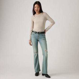 Levi's Low Slim Boot Jeans - Womens - 23X30 - Blue