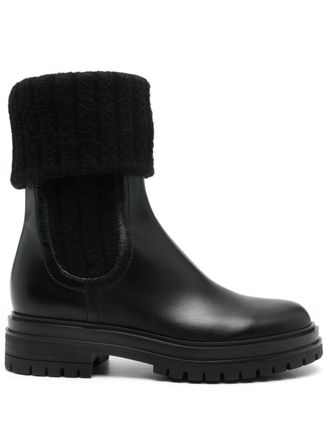 Gianvito Rossi Leder Chelsea Stiefel