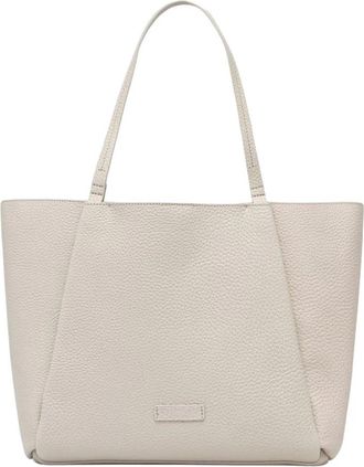 Marc O'Polo Shopper van generfd rundleer - Dames - Shoppers - Beige - ONE Size - Leer - Tassen