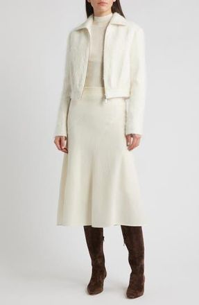 BOSS Jocalen Textured Jacket in Soft Cream at Nordstrom Rack, Size 4