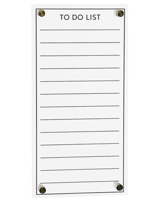 Melrose International Acrylic Dry Erase To-Do List