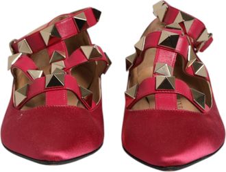 Prosperine gold Studded Pointed Toe Ballet Flats Womens Shoes