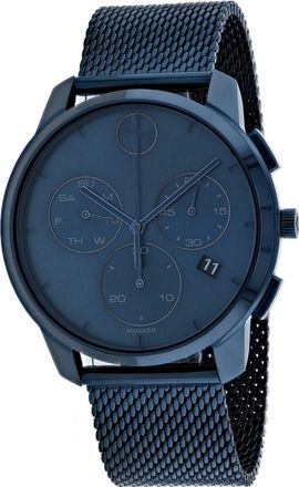 Movado 3600633 Mens Bold Thin Watch - Blue - One Size