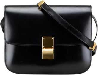 Celine Pre-owned Cross Body Bags, female, Black, Size: ONE SIZE Pre-owned Vintage Cross Body Bag