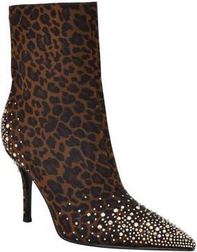 Guess Gomoray Rhinestone Bootie in Dark Brown at Nordstrom Rack, Size 5.5
