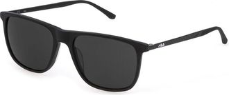 Fila SFI299 0703 Mens Sunglasses Black Size 57