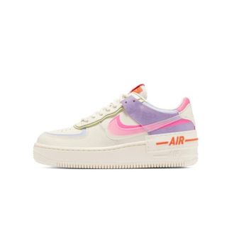Nike Fitness, Dames, Beige, 38 1/2 EU, Leer, Air Force 1 Shadow