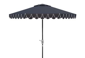 Safavieh Sombrilla de metal azul marino