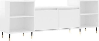 vidaXL Vidaxl - tv Cabinet High Gloss White 160x35x55 cm Engineered Wood