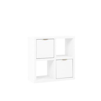 Klast Mueble recibidor en melamina blanco 70x70 cm