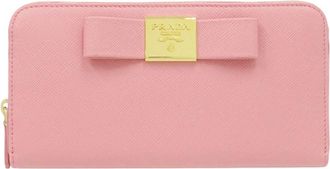 Prada Pre-owned Prada Saffiano Fiocco Bow Long Wallet Ladies 4VUW83CA9LZHZYWY