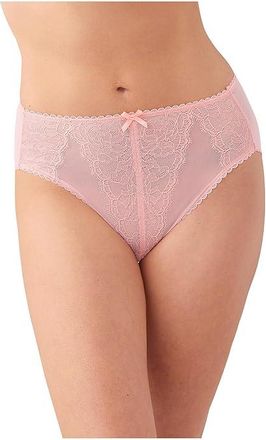Wacoal Retro Chic Hi-Cut Brief Womens Underwear Apricot Blush : XL, Cotton/Lace/Mesh