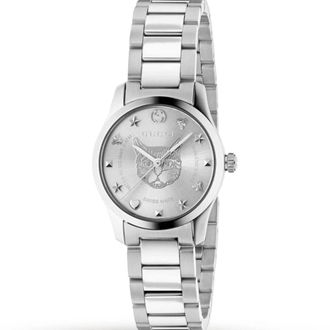 Gucci G-Timeless Armbanduhr - Dames - Horloges - Grijs - ONE Size - Accessoires