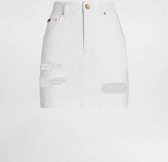 Dolce & Gabbana Gonna - Woman Skirts Multi-colored Cotton 36