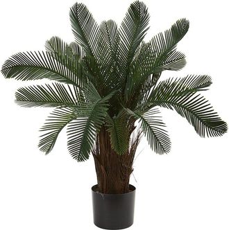 Nearly Natural 2Ft Cycas Uv-Resistant Artificial Tree (Indoor/Outdoor)