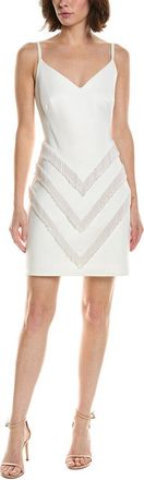 Tadashi Shoji Beaded Fringe Mini Dress