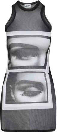 Jean Paul Gaultier Eyes And Lips Mini Dress