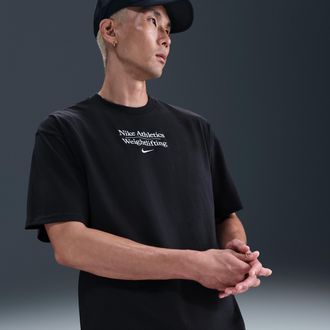 Nike Mens Weightlifting Max90 T-Shirt in Black | APS507NAWL-BLK