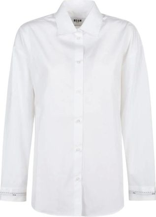Msgm Mujer, Blusas y Camisas, Blanco, Talla: L