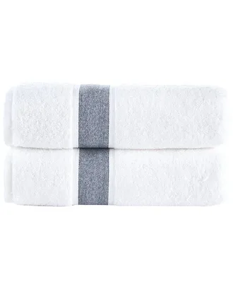 Brooks Brothers Ottoman Rolls 2Pc Bath Towels