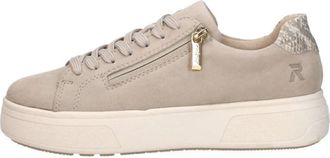 Rieker Veterschoenen Laag - Dames - Sneakers - Beige - 41 EU - Schoenen