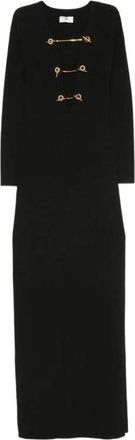 Elisabetta Franchi Mujer, Vestidos, Negro, Talla: M