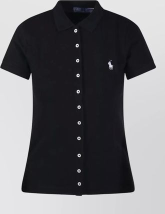 Ralph Lauren short sleeve polo shirt straight fit collar