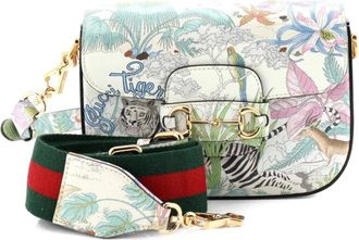 Gucci Horsebit 1955 Shoulder Bag Printed Leather Mini crossbody bag - Veelkleurig