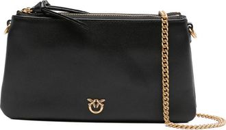 Pinko Double-zip Leather Cross-body Bag